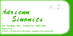 adrienn simonits business card